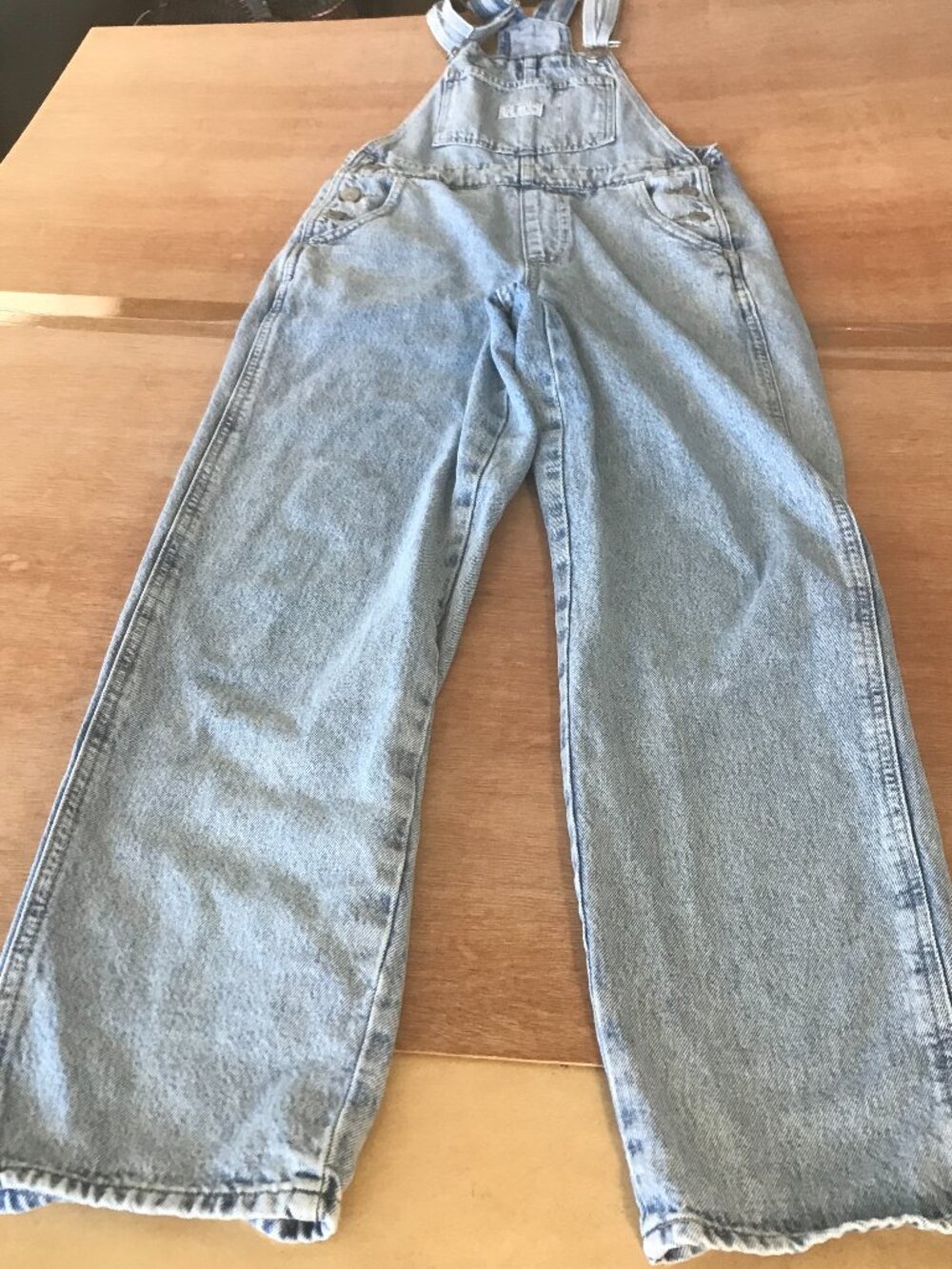 Vintage Levi's Two Horse Brand Overalls Women XXS Blue Bib Pocket Outdoor 20128